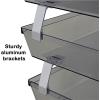 Acrimet Facility 3 Tier Letter Tray, Side Load, Letter Size/A4, Desktop File Organizer, Plastic (Clear Pink Color)(Smoke)