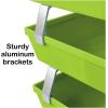 Acrimet Facility 3 Tier Letter Tray, Side Load, Letter Size/A4, Desktop File Organizer, Plastic (Green Citrus Color)