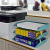 Acrimet Facility 3 Tier Letter Tray, Side Load, Letter Size/A4, Desktop File Organizer, Plastic (Solid Green Color)