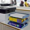 Acrimet Facility 3 Tier Letter Tray, Side Load, Letter Size/A4, Desktop File Organizer, Plastic (Yellow Color)(Solid Blue)