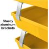 Acrimet Facility 3 Tier Letter Tray, Side Load, Letter Size/A4, Desktop File Organizer, Plastic (Yellow Color)(Yellow)