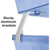 Acrimet Facility 4 Tier Letter Tray, Side Load, Letter Size/A4, Desktop File Organizer, Plastic (Clear Pink)(Clear Blue)