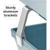 Acrimet Facility 4 Tier Letter Tray, Side Load, Letter Size/A4, Desktop File Organizer, Plastic (Clear Pink)(Solid Green Color)