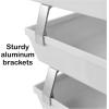 Acrimet Facility 4 Tier Letter Tray, Side Load, Letter Size/A4, Desktop File Organizer, Plastic (White Color)