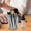 Acrimet Jumbo Pencil Holder, Pen Cup, Caddy Super-Sized Desktop Organizer for Students, Artists and Professionals (Plastic) (Clear Crystal Color)(Crystal)