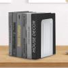 Acrimet Jumbo Premium Metal Bookends 9″ (Heavy Duty) (White Color) (1 Pair)(White)