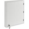 Acrimet Key Cabinet Organizer 24 Positions with Lock (Wall Mount) (24 Crystal Tags Included) (White Cabinet)(White)