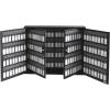 Acrimet Key Cabinet Organizer 256 Positions with Lock (Wall Mount) (256 Smoke Tags Included) (Black Cabinet)