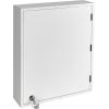 Acrimet Key Cabinet Organizer 48 Positions with Lock (Wall Mount) (48 Crystal Tags Included) (White Cabinet)
