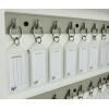 Acrimet Key Cabinet Organizer 48 Positions with Lock (Wall Mount) (48 Crystal Tags Included) (White Cabinet)