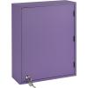 Acrimet Key Cabinet Organizer 48 Positions with Lock (Wall Mount) (48 Purple Tags Included) (Purple Cabinet)
