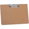 Acrimet Landscape Clipboard Letter Size A4 (13” x 9 1/16”) – Low Profile Clip with Hanging Loop – Durable Hardboard Writing Board – FSC Certified – 6 Pack