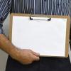 Acrimet Landscape Clipboard Letter Size A4 (13” x 9 1/16”) – Low Profile Clip with Hanging Loop – Durable Hardboard Writing Board – FSC Certified – 6 Pack