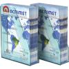 Acrimet Magazine File Holder, Durable Rack, Space-Saving Organizer (Plastic) (Smoke Color) (2 pack)(Clear Green)