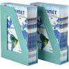 Acrimet Magazine File Holder, Durable Rack, Space-Saving Organizer (Plastic) (Solid Green Color) (2 pack)