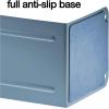 Acrimet Metal Bookends, Jumbo Size 9″ H x 4″ W x 4-1/2″ D, Non-Skid Book Stand for Shelves, Heavy Duty Book Stopper, Blue, 1 Pair