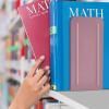 Acrimet Metal Bookends, Jumbo Size 9″ H x 4″ W x 4-1/2″ D, Non-Skid Book Stand for Shelves, Heavy Duty Book Stopper, Pink, 1 Pair(Pink)