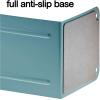 Acrimet Metal Bookends, Non-Skid Book Stand for Shelves, Heavy Duty Book Stopper, 6-7/8″ H x 4″ W x 4-1/2“ D, Green, 1 Pair