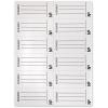 Acrimet Paper Insert for Acrimet Key Tags (White) (60 Pack)