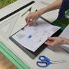Acrimet Plastic Clipboard Landscape, Letter Size A4, Low Profile Clip, 9 1/16” x 13 3/8”, (Smoke Color) (3 Pack)