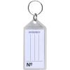 Acrimet Plastic Key Tag with Metal Ring and Label Window (Assorted Colors) (24 Pack)(120 pack)