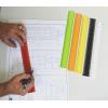 Acrimet Plastic Ruler 12 Inches/ 30 Centimeters, Measuring Device Tool for Student, School, Office, Heavy Duty (Citric Assorted Color) (6 Pack)