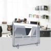 Acrimet Pocket File Holder Horizontal Design Brochure Display (for Wall Mount or Countertop Use) (Removable Supports Included) (Letter Size) (Smoke Color)