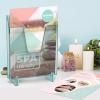 Acrimet Pocket File Holder Vertical Design Brochure Display (for Wall Mount or Countertop Use) (Removable Supports Included) (Letter Size) (Clear Green Color)