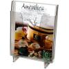 Acrimet Pocket File Holder Vertical Design Brochure Display (for Wall Mount or Countertop Use) (Removable Supports Included) (Letter Size) (Smoke Color)