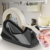 Acrimet Premium Desktop Tape Dispenser Jumbo, Plastic, Non-Skid Base (Heavy Duty) (Black Color)