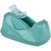 Acrimet Premium Desktop Tape Dispenser Jumbo, Plastic, Non-Skid Base (Heavy Duty) (Solid Green Color)