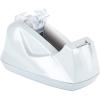 Acrimet Premium Desktop Tape Dispenser Jumbo, Plastic, Non-Skid Base (Heavy Duty) (White Color)
