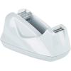 Acrimet Premium Desktop Tape Dispenser, Plastic, Non-Skid Base (Heavy Duty) (White Color)
