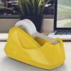 Acrimet Premium Desktop Tape Dispenser, Plastic, Non-Skid Base (Heavy Duty) (Yellow Color)