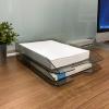 Acrimet Stackable Letter Tray, 2 Tier Front Load Desktop File Organizer, A4 Letter Size, Plastic, Smoke