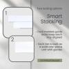 Acrimet Stackable Letter Tray, 2 Tier Front Load Desktop File Organizer, A4 Letter Size, Plastic, White