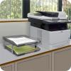 Acrimet Traditional 2 Tier Letter Tray, Front Load Design, A4 Letter Size, Desktop Organizer (Plastic) (Smoke Color)