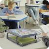 Acrimet Traditional 2 Tier Letter Tray, Front Load Design, A4 Letter Size, Desktop Organizer (Plastic) (Smoke Color)