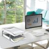 Acrimet Traditional 2 Tier Letter Tray, Front Load Design, A4 Letter Size, Desktop Organizer (Plastic) (White Color)