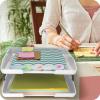 Acrimet Traditional 2 Tier Letter Tray, Front Load Design, A4 Letter Size, Desktop Organizer (Plastic) (White Color)