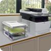 Acrimet Traditional 3 Tier Letter Tray, Front Load Design, A4 Letter Size, Desktop Organizer (Plastic) (Clear Crystal Color)