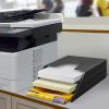 Acrimet Vertical Triple File Folder Holder Organizer, File Sorter (Plastic) (Black Color)