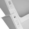 Acrimet Wall Mount Pocket File Organizer Holder (Hangers Included) (White Color) (3 Pack)