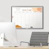Acrimet Wall Mount Sign Holder Ledger Size A3, Clear Crystal Plastic with Self Adhesive on the back, Perfect for Displaying in Office, Restaurant, School, Home (2 pack)