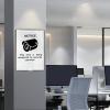 Acrimet Wall Mount Sign Holder Letter Size 8.5 X 11, Clear Crystal Plastic with Self Adhesive on The Back, Perfect for Displaying in Office, Restaurant, School, Home (2 Pack)
