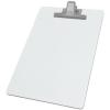 Acrimet White Clipboard Letter Size A4 (13” x 9 1/16”) Premium Metal Clip (Hardboard) (Silver Clip) (6 Pack)