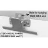 Acrimet White Clipboard Memo Size A5 (9 1/16” x 6 5/16”) Premium Metal Clip (Hardboard) (Assorted Color Clip) (6 Pack)