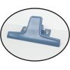 Acrimet White Clipboard Memo Size A5 (9 1/16” x 6 5/16”) Premium Metal Clip (Hardboard) (Blue Color Clip) (6 Pack)
