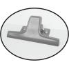 Acrimet White Clipboard Memo Size A5 (9 1/16” x 6 5/16”) Premium Metal Clip (Hardboard) (Silver Color Clip) (6 Pack)