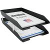 Acrimet 2 Tier Legal Letter Tray, Facility Front Load (Legal Size) (Plastic) (Black Color) Made in USA